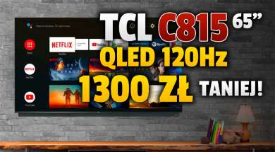 telewizor TCL QLED C815 65 cali promocja Media Expert wrzesień 2021 okładka