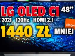 LG OLED C1 48 cali telewizor 2021 promocja listopad 2021 okładka