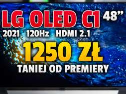 LG OLED C1 48 cali telewizor 2021 promocja media expert październik 2021 okładka