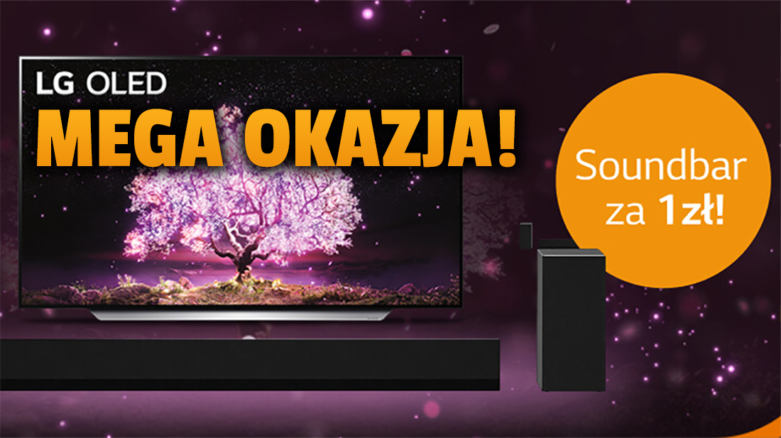 Soundbar warty ponad 3 tysiące złotych za 1 zł przy zakupie dużego TV 4K OLED? Genialna promocja LG! Ograniczone zapasy. Gdzie skorzystać?