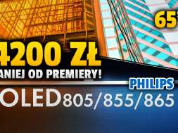 Philips OLED855 65 cali telewizor promocja RTV Euro AGD październik 2021 okładka