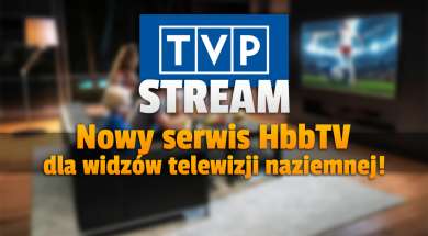 TVP stream platforma HbbTV telewizja hybrydowa VoD okładka