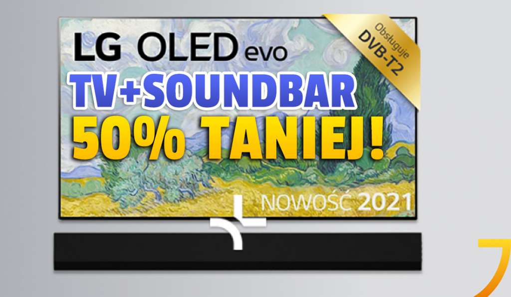 Poszukujesz zestawu telewizor + soundbar? Najnowszy LG OLED G1 65" z obrazem klasy premium w pakiecie z soundbarem G1 tańszym o 50%! Gdzie?