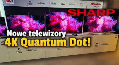 sharp telewizory 4K Quantum Dot premiera wrzesień 2021 okładka