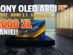 sony oled a80j 55 cali telewizor 4k 2021 promocja rtv euro agd październik 2021 okładka