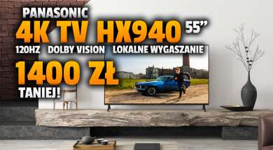 telewizor 4K Panasonic HX940 55 cali promocja Media Markt październik 2021 okładka