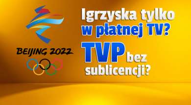 zimowe igrzyska olimpijskie pekin 2022 transmisje tvp discovery eurosport okładka