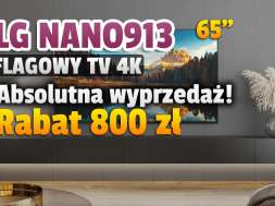 LG NanoCell NANO913 telewizor 4K 2020 promocja RTV Euro AGD listopad 2021 okładka