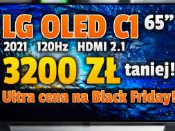 LG OLED C1 65 cali telewizor 2021 promocja media expert black friday 2021 okładka