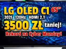 LG OLED C1 65 cali telewizor 2021 promocja media expert cyber monday 2021 okładka