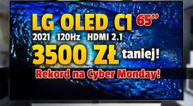 LG OLED C1 65 cali telewizor 2021 promocja media expert cyber monday 2021 okładka
