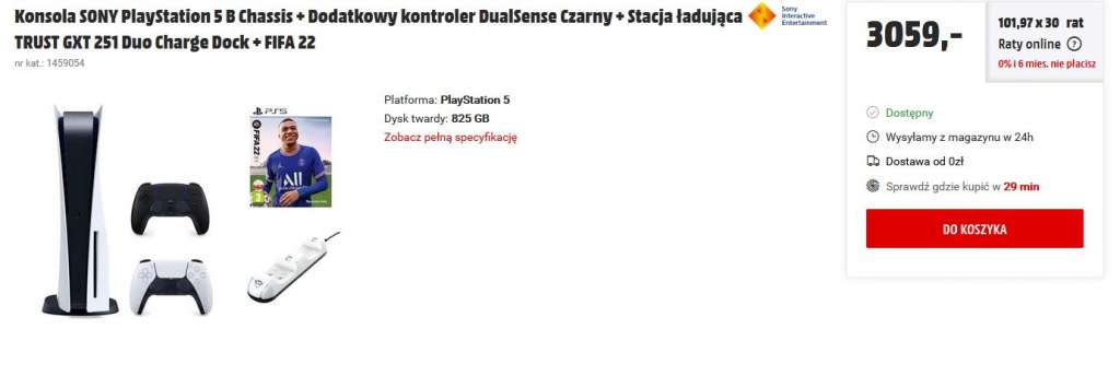 PlayStation 5 od ręki dostępne w media markt 1