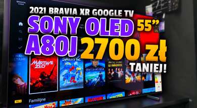 Sony OLED A80J 55 cali promocja rtv euro agd listopad 2021 okładka