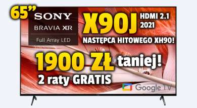Sony X90J 65 cali telewizor 2021 promocja rtv euro agd listopad 2021 okładka 2