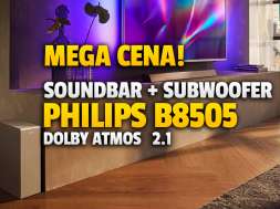 Soundbar Philips TAB8505 model 2021 promocja media expert black friday 2021 okładka