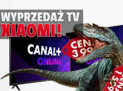 Xiaomi telewizory promocja CANAL+ online 3 miesiące za darmo wyprzedaż Vobis listopad 2021 okładka