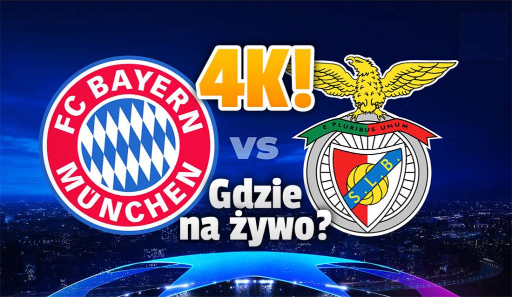 Dziś mecz Bayern - Benfica w Lidzie Mistrzów i kolejne szanse Roberta Lewandowskiego! Gdzie oglądać? Będzie dostępny na żywo w jakości 4K!