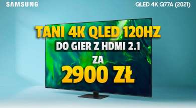 telewizor 4K Samsung Q77A Q70A 55 cali promocja Media Expert Black Friday 2021 okładka