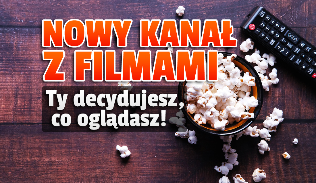 O programie decydują widzowie – nowy wielki kanał z filmami w Polsce co piątek pokazuje kinowe hity! Można wygrać telewizor