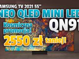 samsung neo qled qn91 telewizor 4K promocja media markt listopad 2021 okładka