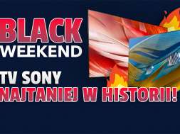 sony telewizory promocje wyprzedaż rtv euro agd black friday 2021 weekend okładka