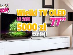 telewizor 4K LG OLED A1 77 cali promocja Media Expert listopad 2021 okładka