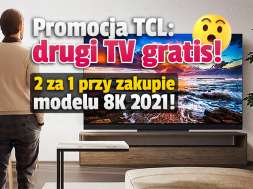 telewizor TCL Mini LED X92 8K promocja P725 Media Expert listopad 2021 okładka