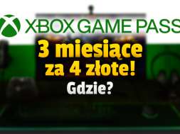 xbox game pass promocja 3 miesiące za 4 złote pc okładka