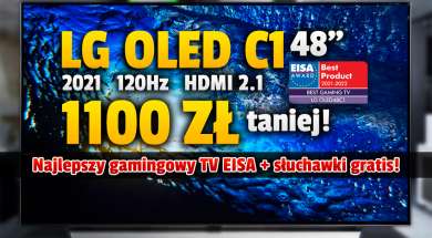 LG OLED C1 48 cali telewizor 2021 promocja media expert grudzień 2021 okładka