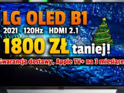 LG OLED B1 55 cali telewizor 2021 promocja media expert grudzień 2021 okładka
