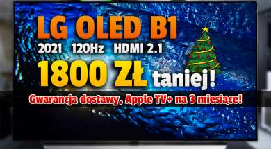 LG OLED B1 55 cali telewizor 2021 promocja media expert grudzień 2021 okładka