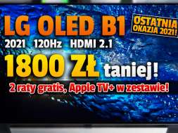 LG OLED B1 55 cali telewizor promocja Media Expert grudzień 2021 okładka 3