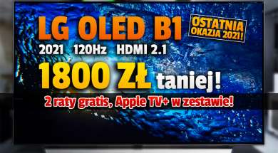 LG OLED B1 55 cali telewizor promocja Media Expert grudzień 2021 okładka 3