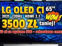 LG OLED C1 65 cali telewizor 2021 promocja neonet grudzień 2021 okładka