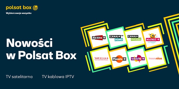 7 kanałów CANAL+ wchodzi do oferty Polsat Box (Cyfrowy Polsat)! Tego nikt się nie spodziewał - co będzie można oglądać?