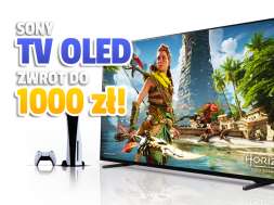 Sony OLED telewizory zwrot do 1000 zł promocja grudzień 2021 okładka