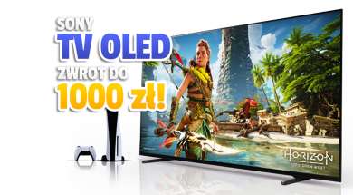 Sony OLED telewizory zwrot do 1000 zł promocja grudzień 2021 okładka