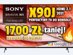 telewizor Sony X90J 55 cali promocja Media Expert grudzień 2021 okładka 2