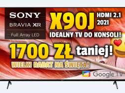 Telewizor Sony X90J 55 cali promocja Media Markt grudzień 2021 okładka