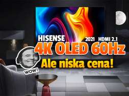 telewizor 4K OLED Hisense A8G promocja Media Expert grudzień 2021 okładka