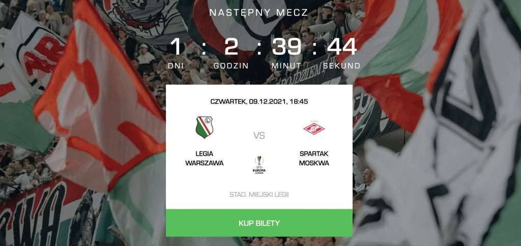 O której i gdzie oglądać mecz Legia - Spartak? W tym spotkaniu rozstrzygnie się awans polskiej drużyny do fazy pucharowej LE!