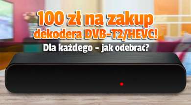 dekoder dvb-t2 hevc jaki kupić do telewizora dofinansowanie okładka