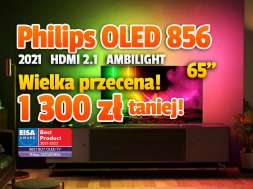 telewizor 4K Philips OLED856 65 cali promocja Media Expert grudzień 2021 okładka