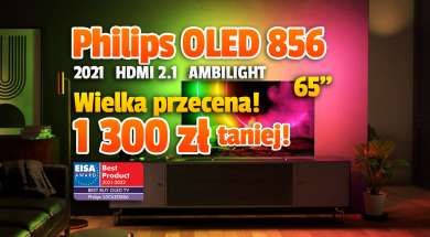telewizor 4K Philips OLED856 65 cali promocja Media Expert grudzień 2021 okładka
