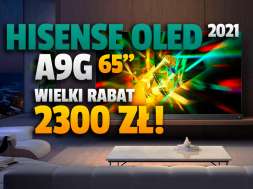 Promocja Media Expert telewizor Hisense OLED A9G 65 cali grudzień 2021 okładka