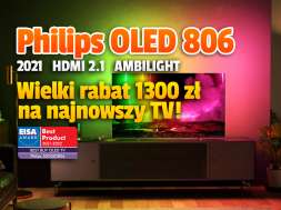 Philips OLED806 48 cali promocja Media Expert grudzień 2021 okładka