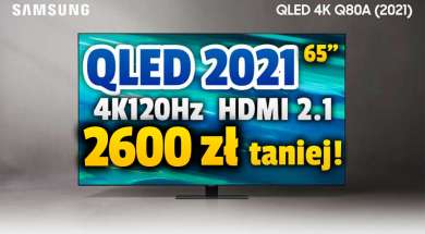 samsung qled q80a telewizor 65 cali promocja media expert grudzień 2021 okładka 2