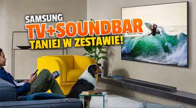 samsung telewizor soundbar zestaw promocja zniżka grudzień 2021 okładka
