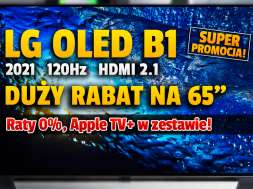 LG OLED B1 65 cali telewizor promocja Media Expert styczeń 2022 okładka