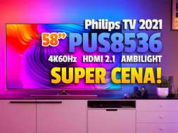 Philips PUS8536 58 cali telewizor 2021 promocja Media Expert styczeń 2022 okładka